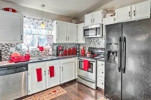 Ferienhaus (3 Bedrooms) | Eigene Küche | Mikrowelle, Ofen, Herdplatte, Geschirrspüler