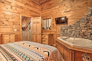 House (2 Bedrooms) | Interior - Cabin w/ Hot Tub + Deck, 3 Mi to Pigeon Forge (Pigeon Forge)