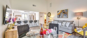 Furnished Patio + Resort Pools: Palm Desert Condo