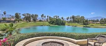 Furnished Patio + Resort Pools: Palm Desert Condo