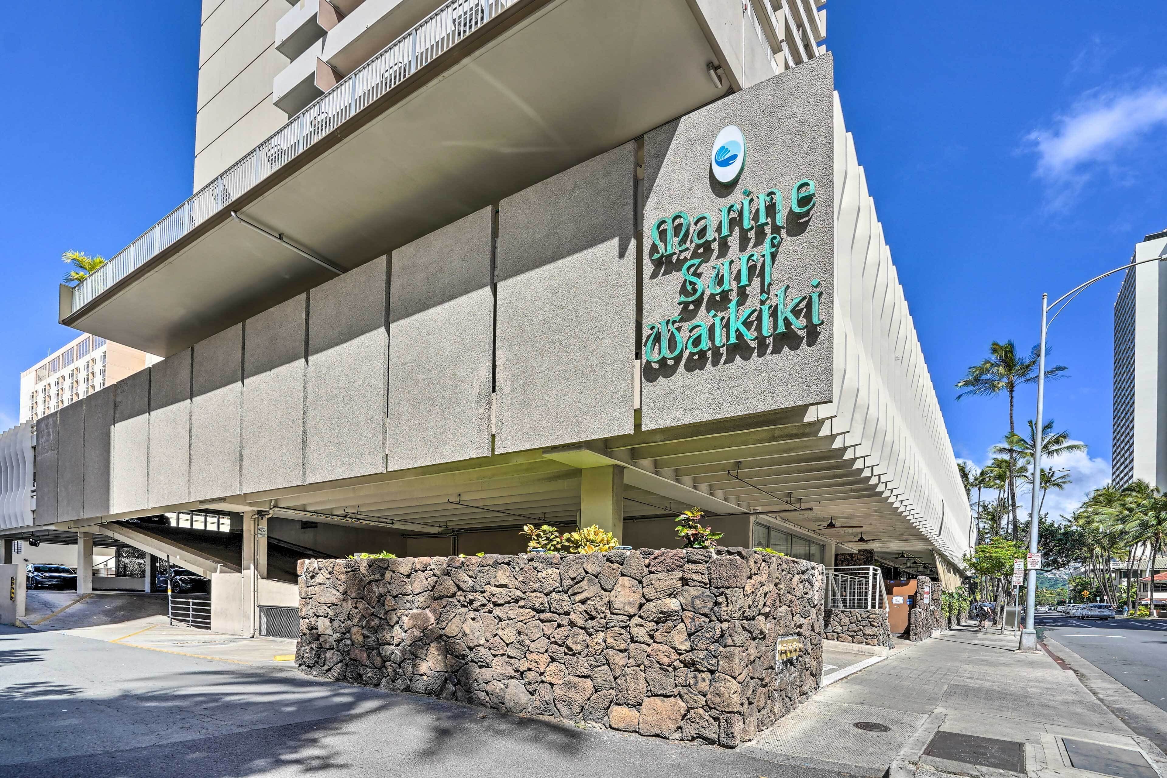 A building with a sign reading "Marin County Walk-In."