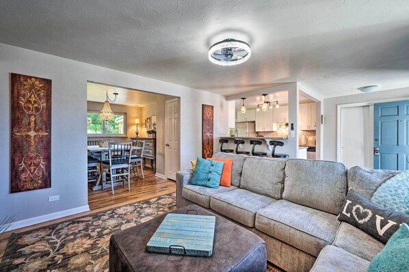 House (3 Bedrooms) | Interior - Fenced Yard + Patio: Pet-friendly Denver Home Base (Arvada)