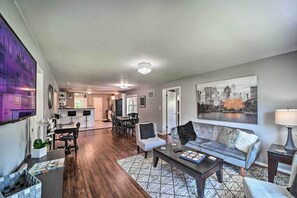 Interior - Airy Central Getaway w/ Porch & Private Yard! (Tulsa)