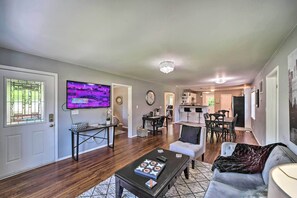 Interior - Airy Central Getaway w/ Porch & Private Yard! (Tulsa)