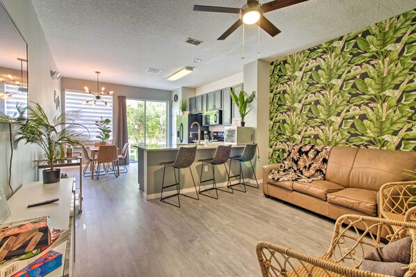 Apartment (3 Bedrooms) | Living area - Kissimmee Home w/ Pool Access: 6 Miles to Disney! (Kissimmee)