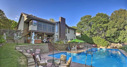 Deluxe Omaha Escape w/ Game Room, Pool Access