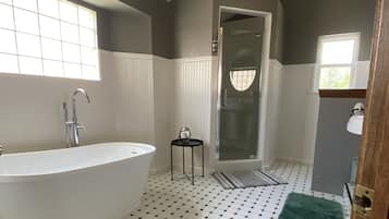 Dusche, Handtücher, Seife, Toilettenpapier