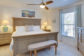 House (3 Bedrooms) | 3 bedrooms, laptop workspace, iron/ironing board, bed sheets - Canal-front Cape Coral Home Rental: Pool, Lanai! (Cape Coral)