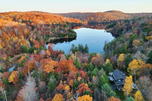 Lakefront Otis Home w/ Stunning Views & Boats!