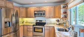 Lakefront Otis Home w/ Stunning Views & Boats!