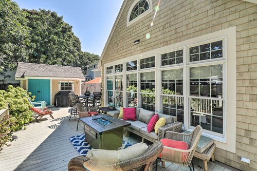 Cape Cod Cottage w/ Deck, Grill, & Games!