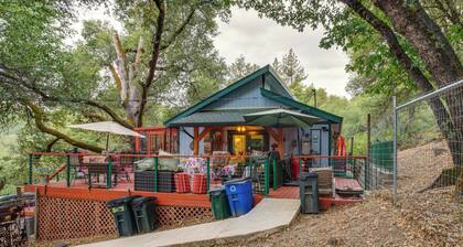 Secluded Placerville Cabin w/ Deck: Walk to River!