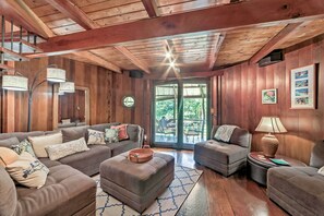 House (2 Bedrooms) | Interior - Tropical Cabana w/ Deck, Hot Tub & Lush Scenery! (Keaau)