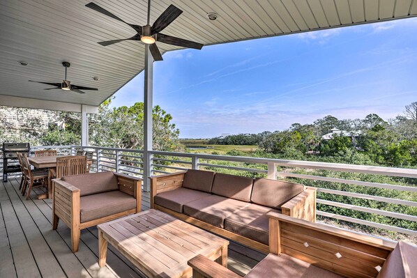 Property grounds - St Augustine Home w/ Swim Spa & Marsh Views! (St. Augustine)