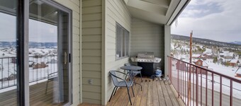 Balcony & Ski Slope Views: Idyllic Granby Condo!