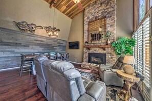 House (5 Bedrooms) | Interior - Hot Tub, Game Room & Sauna: Ruidoso Hideaway! (Ruidoso)