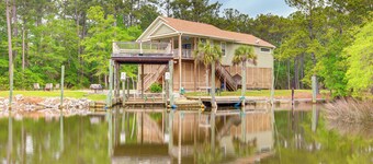 Bayou La Batre Stilted House on Snake Bayou!