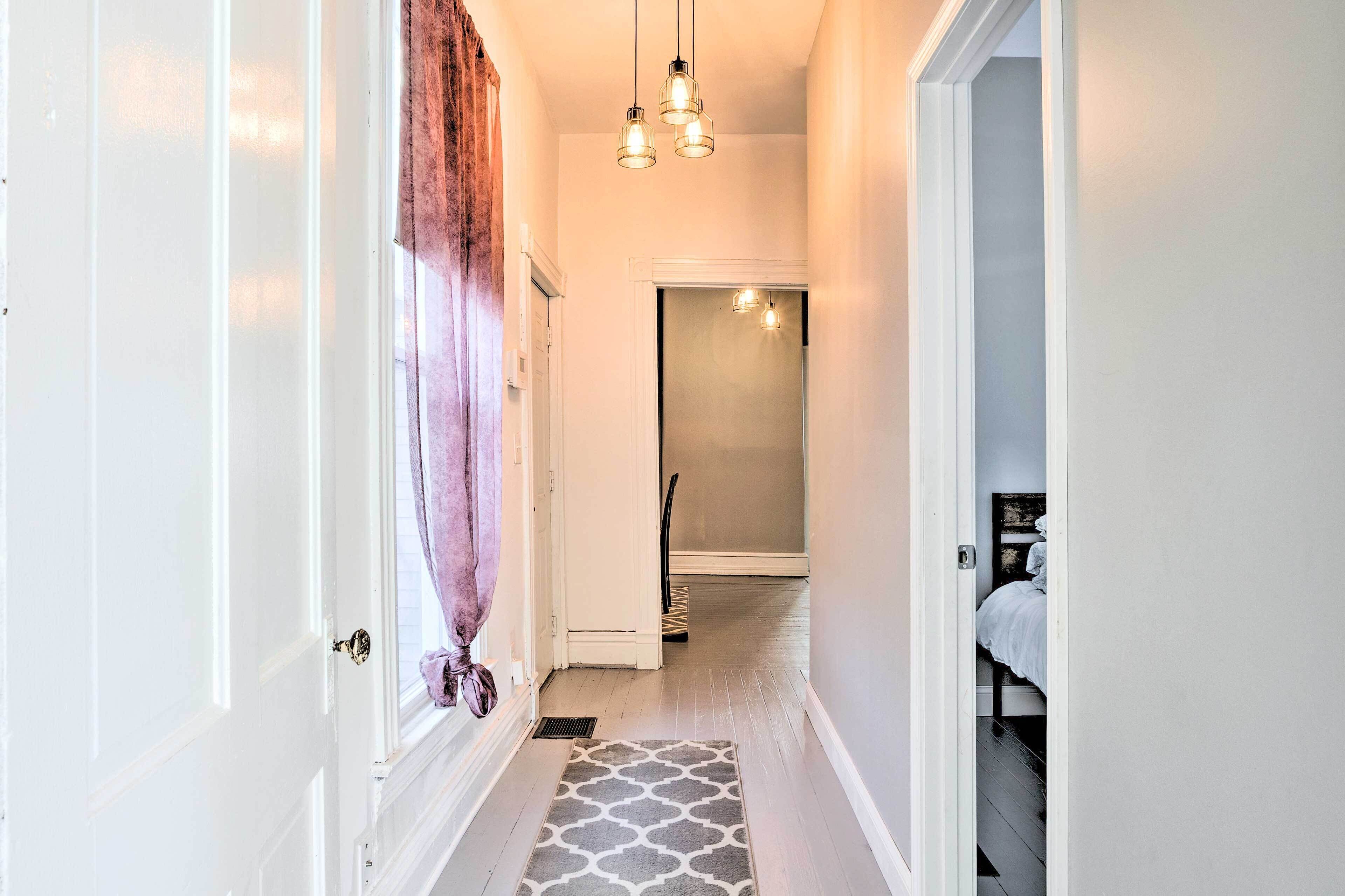 2 chambres, fer et planche à repasser, draps fournis