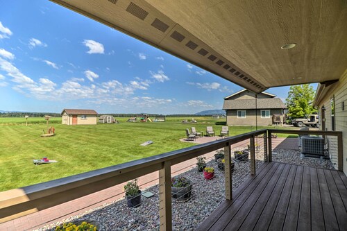 Columbia Falls Home w/ 1-acre Yard & Views!