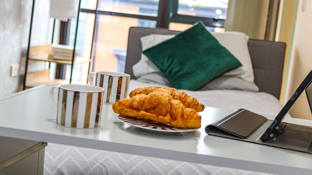 Apartment, Multiple Beds | Food and drink - Duplex 2-bed Apartment in West Bromwich Birmingham (West Bromwich)