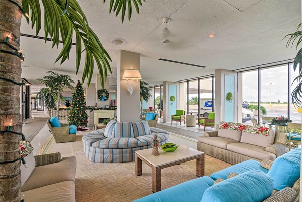 Interior - Heated Pool + Gulf View: Galvestonian Resort Condo (Galveston)