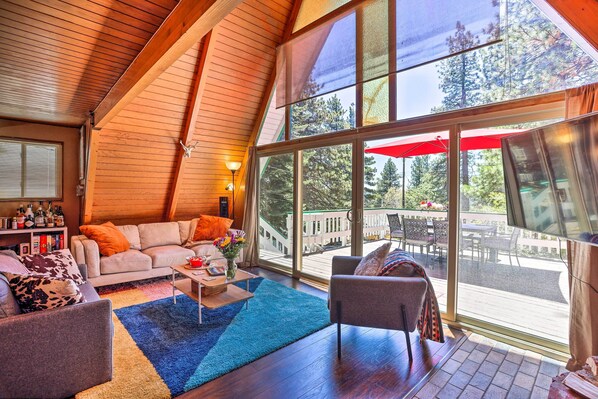 House (2 Bedrooms) | Interior - Running Springs A-frame w/ Deck & Mtn Views! (Running Springs)
