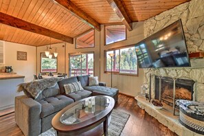House (3 Bedrooms) | Interior - Lake Arrowhead Cabin w/ Deck & Stunning Mtn Views! (Skyforest)
