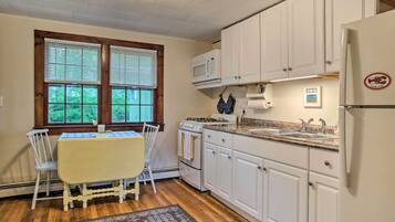 Microwave, oven, stovetop, blender