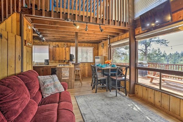 House (1 Bedroom) | Interior - Quiet Big Bear City Cabin w/ Loft: 5 Mi to Village (Big Bear City)
