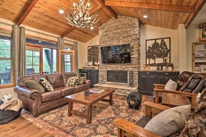 House (4 Bedrooms) | Front of property - 5 Mi to Big Bear Lake: Home w/ Hot Tub! (Big Bear City)