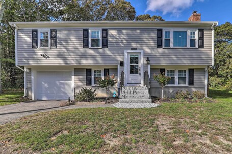 Interior. Pool Table + Fire Pit: Wooded Hyannis Haven!