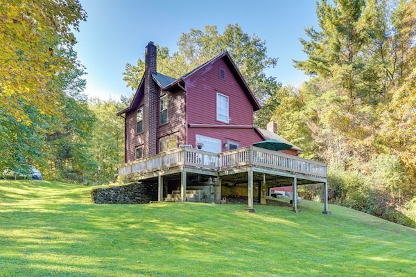 Tranquil 3 Br Stockbridge House W/ Private Deck! - Lenox, MA