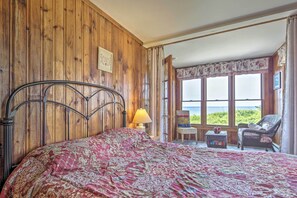 Interior - Fireplace + Sunroom! Oceanfront Cape Cod Cottage (Dennis Port)