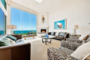 TV, fireplace, offices