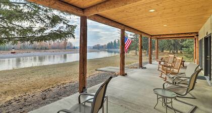 Kalispell Riverfront Home by Glacier National Park