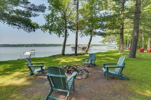 House (3 Bedrooms) | Interior - Spacious Luxury Cabin w/ Deck & Dock on Bone Lake (Luck)