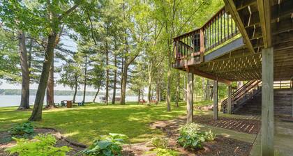 Spacious Luxury Cabin w/ Deck & Dock on Bone Lake