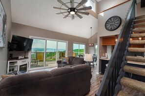 TV, fireplace - Best Lake Views, Arcade Games, Near Silver Dollar City with Free Daily Tickets! (Branson)