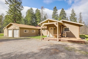 House (4 Bedrooms) | Front of property - Columbia Falls Private Retreat: Pool Table & Deck! (Columbia Falls)