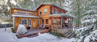 Rustic Sequim Cabin w/ Fire Pit & Forested Views!