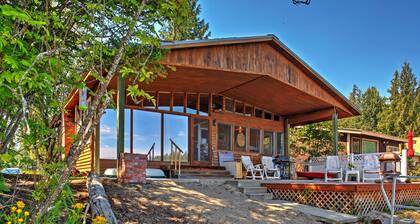 Newport Cabin w/ Lakefront Private Porch & Grill!