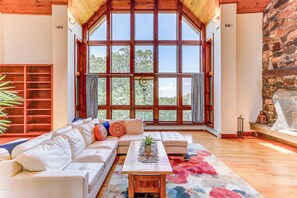 House (6 Bedrooms) | Front of property - Peaceful Mountian Oasis: Firepit, Hot Tub, Sauna! (Vernon)