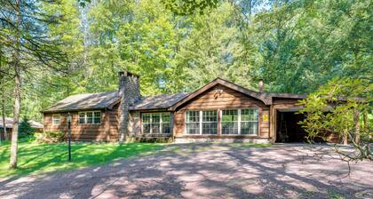 Walk to Lake Harmony: Home w/ Hot Tub & Fire Pit