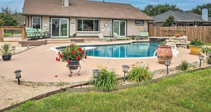 Hot Tub, Pool, & Fire Pit: Gorgeous Hutto Home