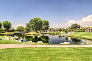House (2 Bedrooms) | Interior - Resort Pool & Hot Tub: 55+ Indio Desert Oasis (Indio)