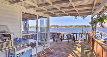 Dock & Fire Pit: Waterfront Cedar Creek Lake Home
