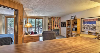 Walk to Main St: Ski-in/ski-out Breckenridge Condo