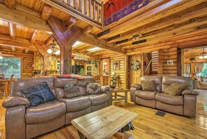 House (1 Bedroom) | Interior - Log Cabin Sanctuary in Inverness w/ Furnished Deck (Inverness)