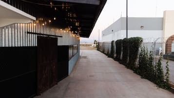 Entrée de l’hébergement