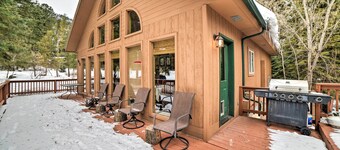 우레이 온천 근처, 산 전망이 있는 아늑한 집